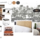 Planche d'ambiance chambre parentale par Virginie Vaudenay décoratrice UFDI Couleur de vie Bué en Sancerre dans le Cher (18)
