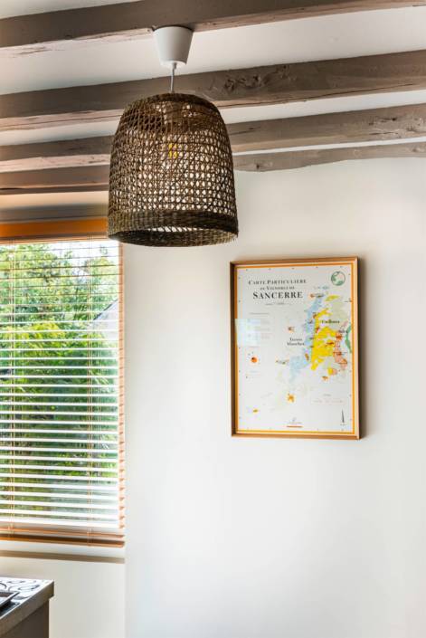 Gîte à Chavignol Sancerre, par Virginie Vaudenay, Décoratrice UFDI à Sancerre, dans le Cher (18), la Nièvre (58) , le Loiret (45) et L’Yonne (89)